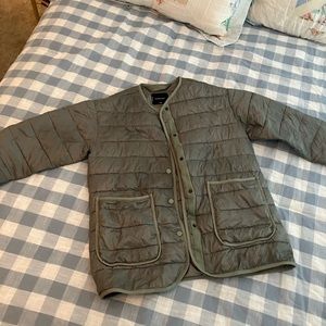 Everlane ReNew Channeled Liner Dark Moss